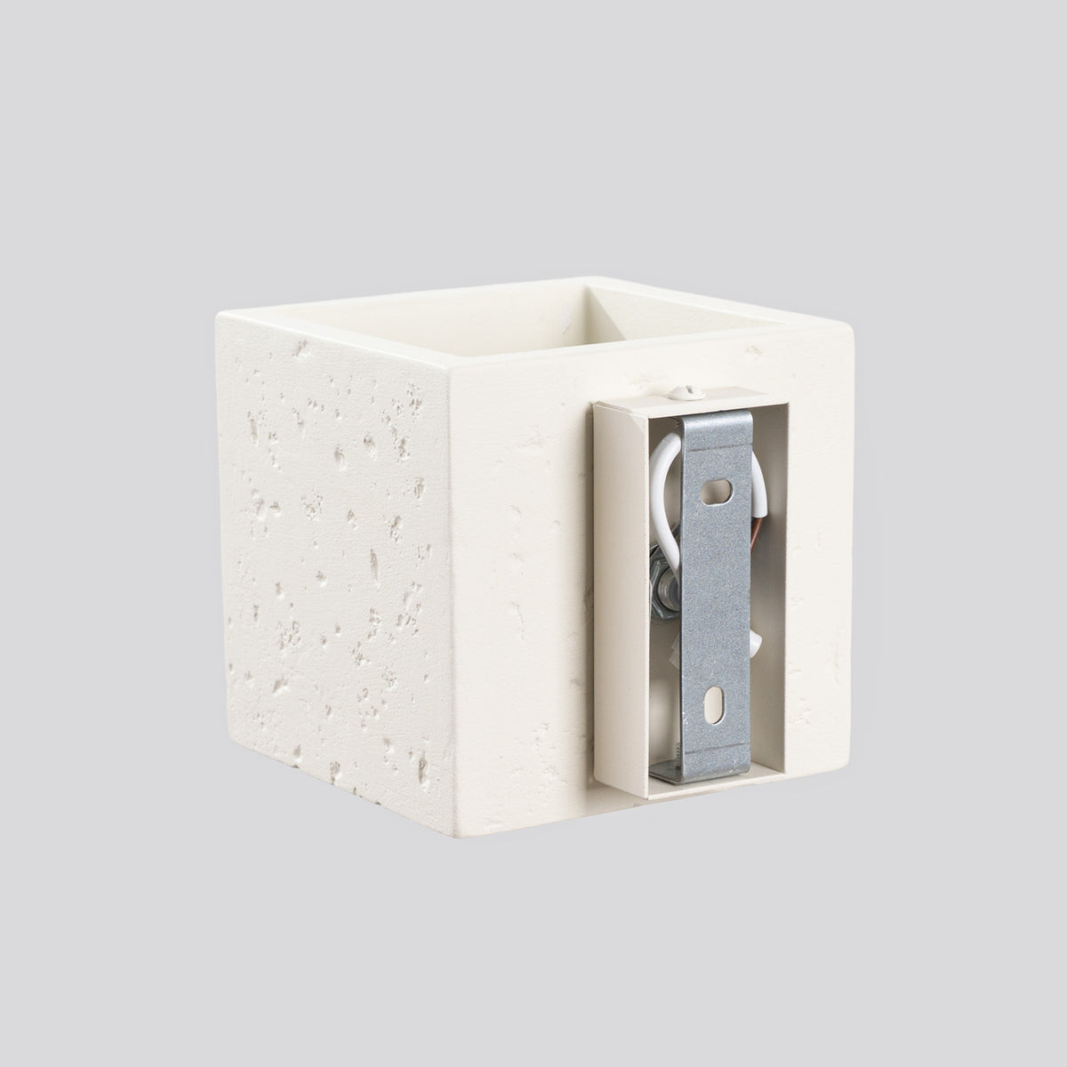 QUAD Beton Wandleuchte – Beige