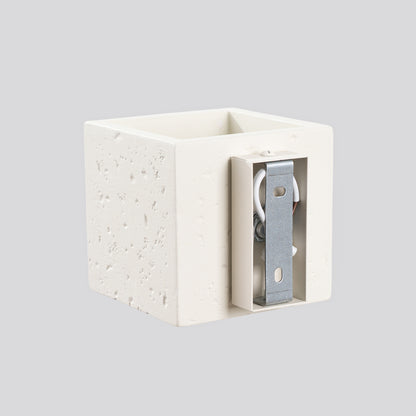 QUAD Beton Wandleuchte – Beige