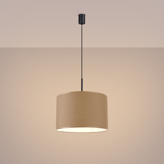 NEVIA Pendelleuchte – Beige / Schwarz