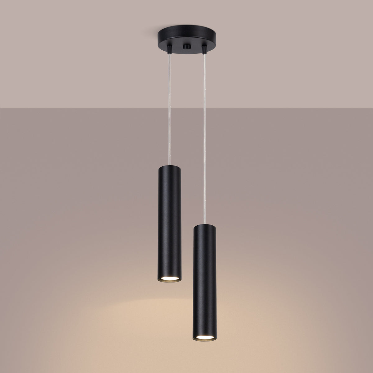 LAGOS 2P Pendelleuchte – Schwarz