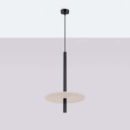 FELTRO 1 Pendelleuchte – Beige / Schwarz