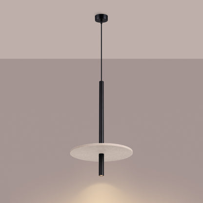 FELTRO 1 Pendelleuchte – Beige / Schwarz