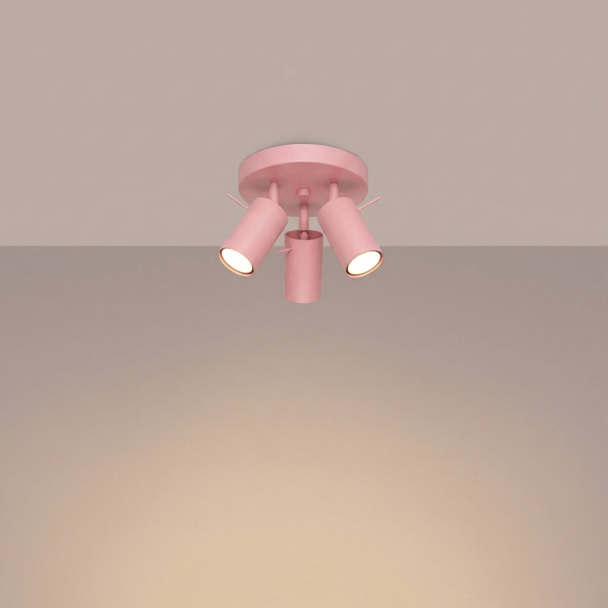 RING 3P Deckenleuchte – Rosa