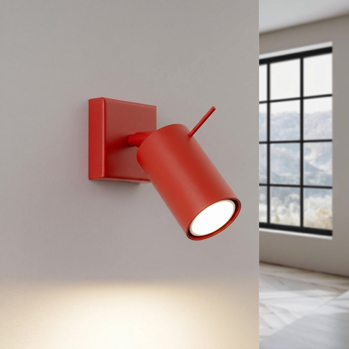 RING Wandleuchte – Rot