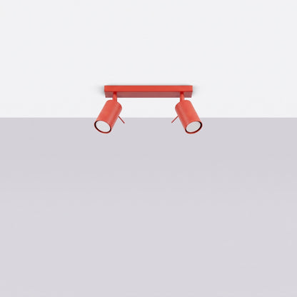 RING 2 Deckenleuchte – Rot