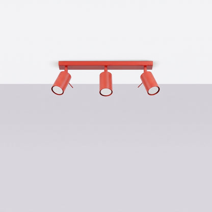 RING 3L Deckenleuchte – Rot