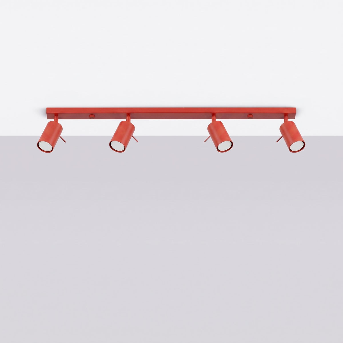 RING 4L Deckenleuchte – Rot