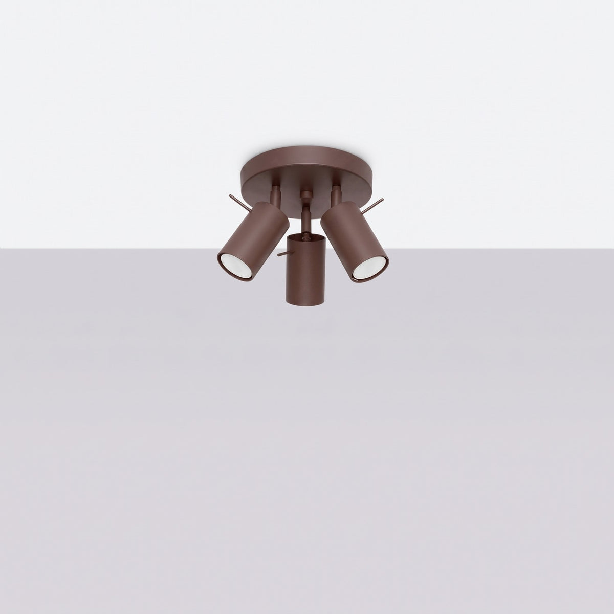RING 3P Deckenleuchte – Braun