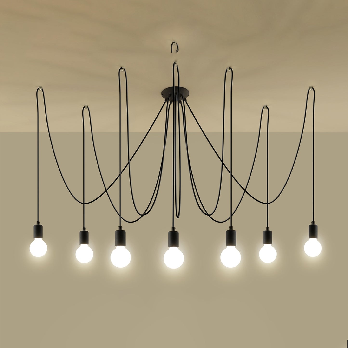 EDISON 7 Kronleuchter