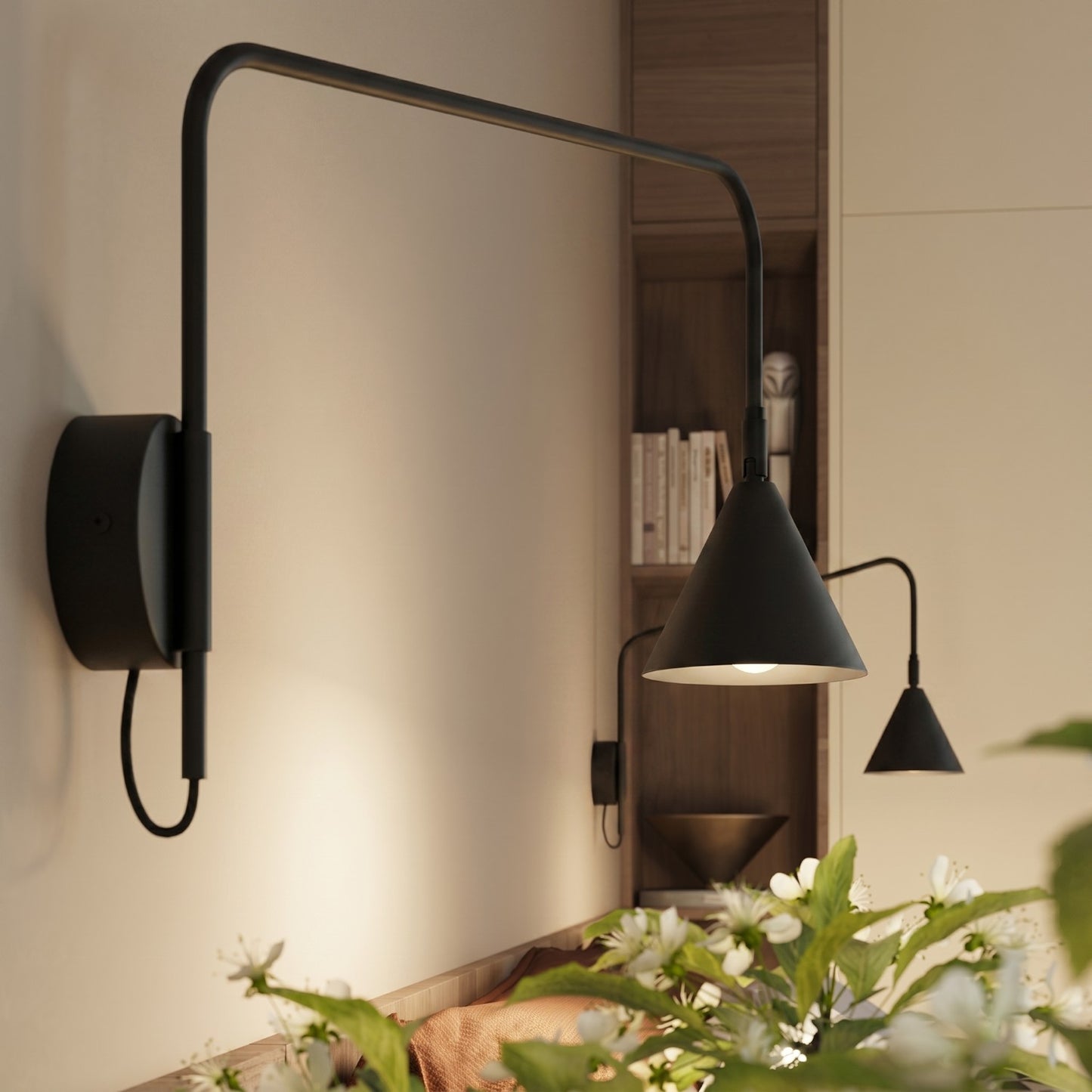 NOX 1 Wandleuchte mit Schalter