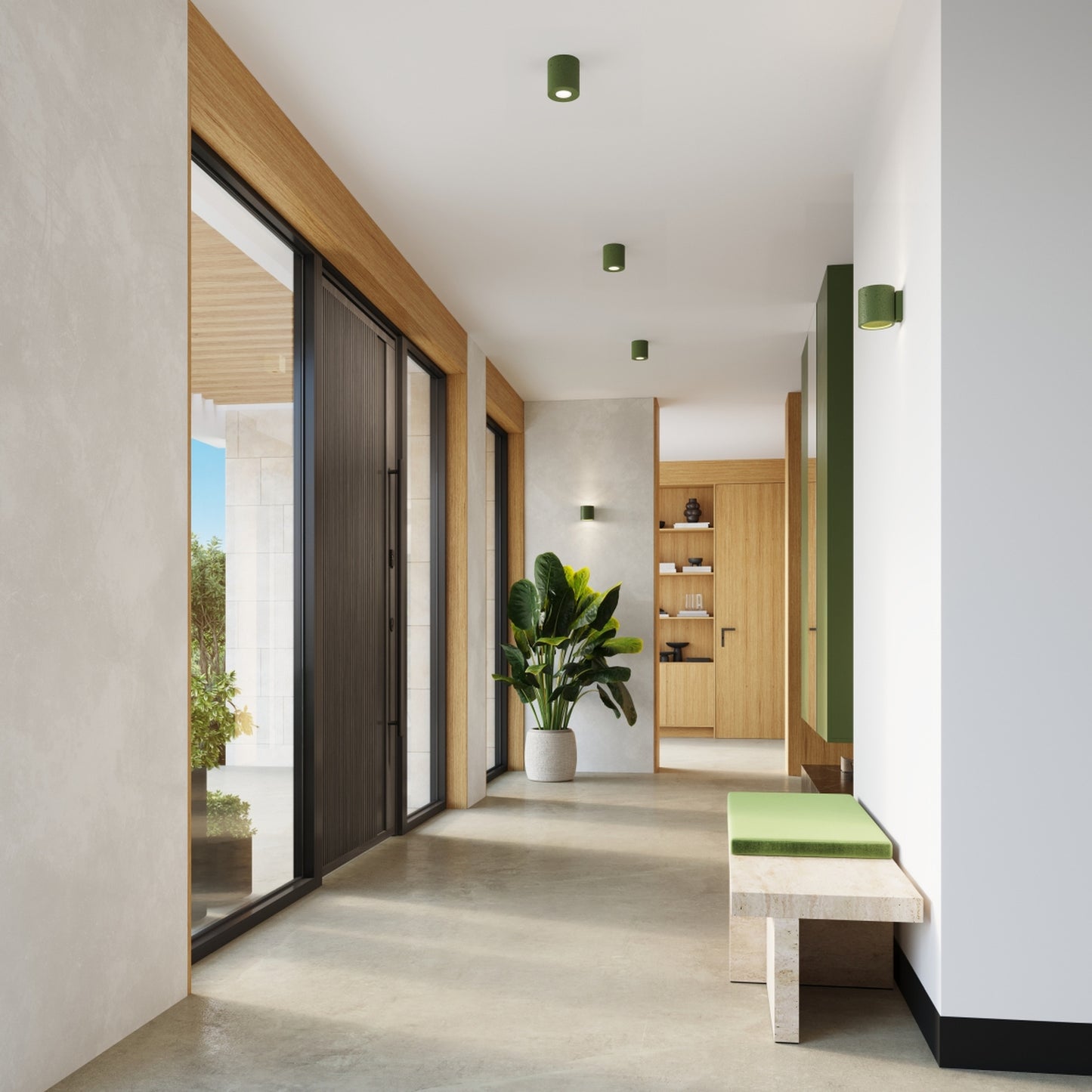 ORBIS Beton Wandleuchte