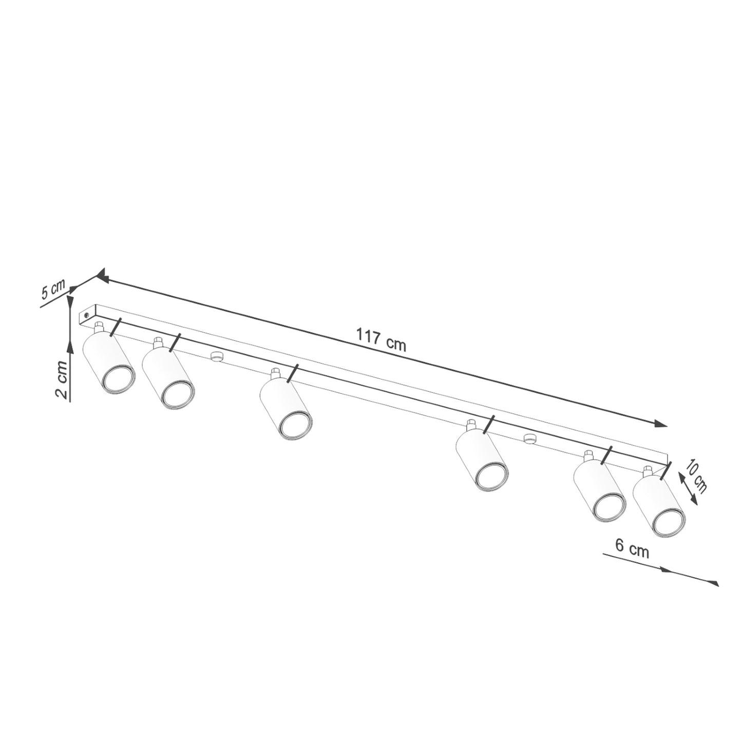 RING 6L Deckenleuchte