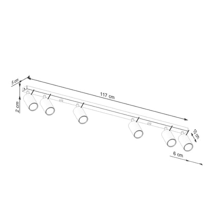 RING 6L Deckenleuchte